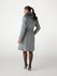 Módní Valerie kabát, Šedá barva, 2024