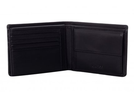 Luxusní Boston peněženka, Černá barva, T/U