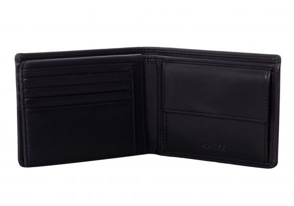 Luxusní Boston peněženka, Černá barva, T/U