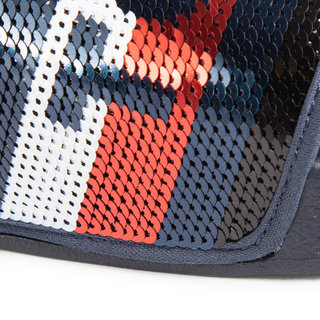 Tommy Hilfiger, Navy barva Sequins pantofle