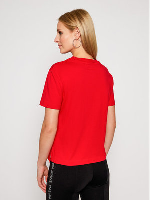 Módní CKJ Triko, Červená barva, 2021, 2020