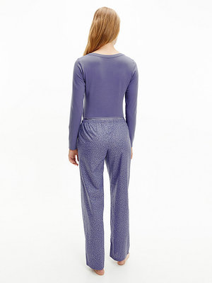 Módní Pyžamový set, Fialová barva, 2021