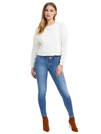 Módní Juliane mikina, Krémová barva, 2022