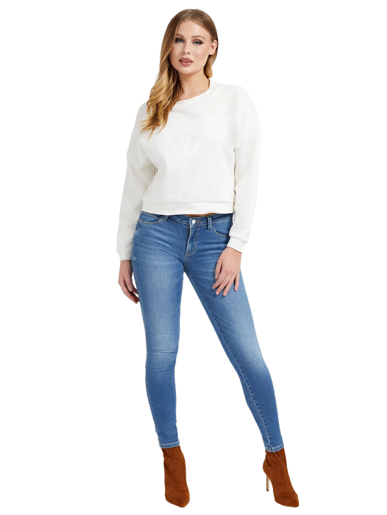 Módní Juliane mikina, Krémová barva, 2022