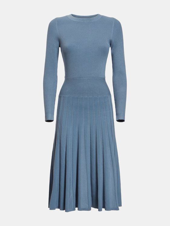 Wavelength šaty Modrá barva Ženy