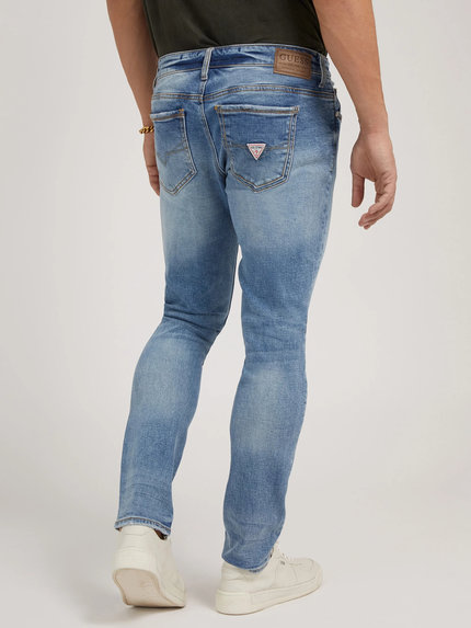 Skinny jeans Modrá barva Muži