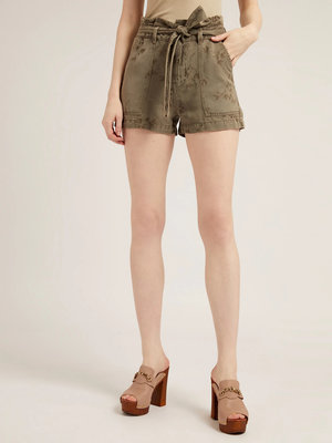 Janna šortky – Guess, Khaki barva Ženy
