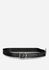 Módní D-ring pásek, Černá barva, 2022