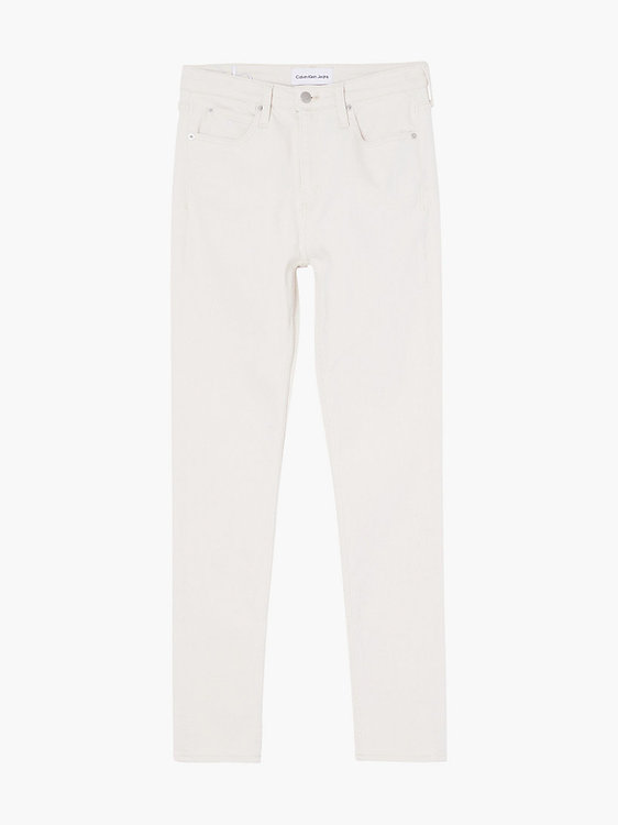 Luxusní High Rise Skinny jeany, Bílá barva, 26/30, 27/30, 28/30