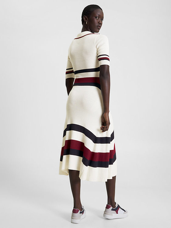 WW0WW38663-YBL šaty s/s – Tommy Hilfiger Ženy