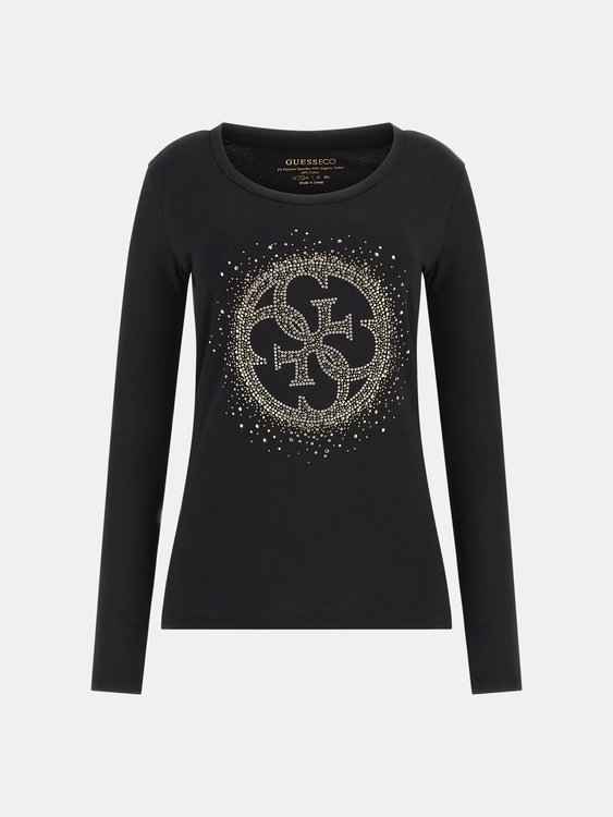 Luxusní 4G Logo triko, Černá barva, XS, S, M, L