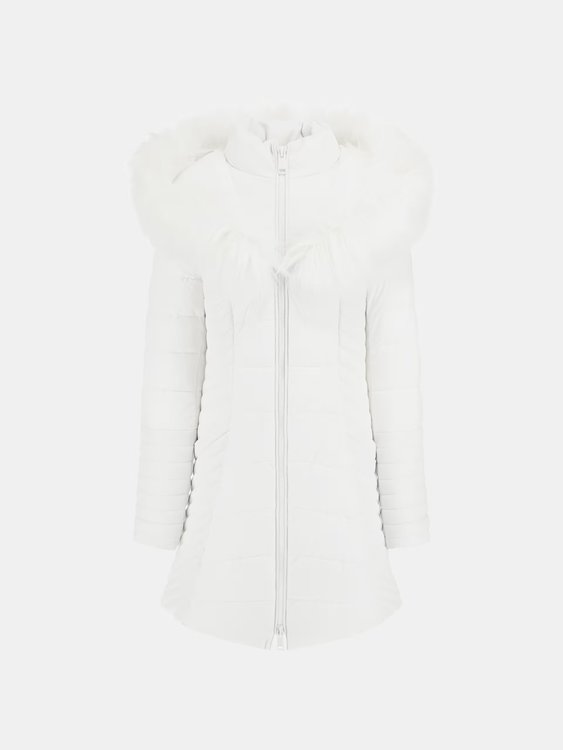 Luxusní New Oxana kabát, Bílá barva, XS, S, M, L