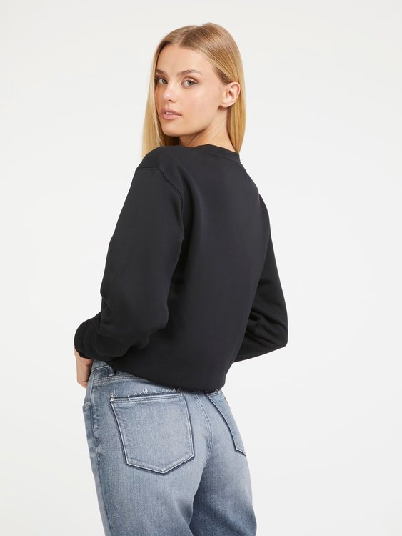 Guess Shiny mikina – GUESS, Černá barva Ženy