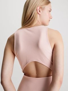 Luxusní Racerback Milano Šaty, Růžová barva, XS, S, M, L, XL