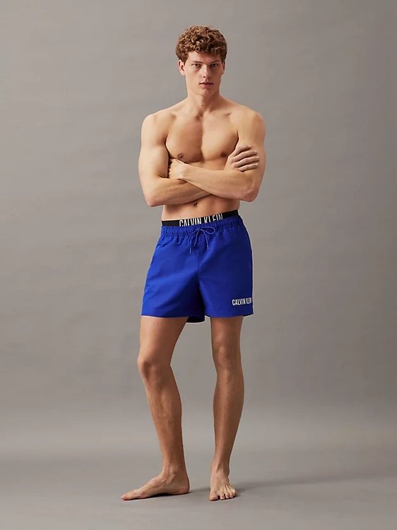 Luxusní Intense Power plavky, Modrá barva, M, L