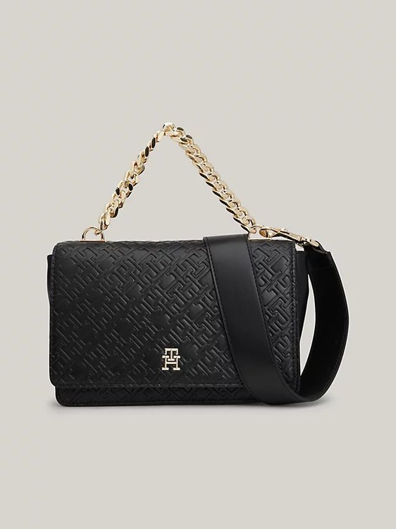 Tommy Hilfiger – TH Refined Med crossbody, Černá barva