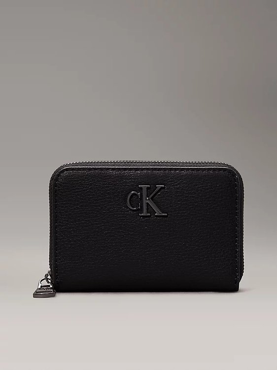 Calvin Klein Jeans – Minimal Monogram peněženka, Černá barva