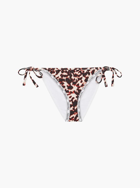 Calvin Klein Swimwear – KW0KW01862-0HE plavky STRING SIDE TIE BIKINI-PRINT