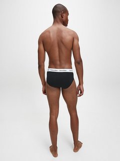 Módní Slipy 3 pack, Černá barva, BASIC