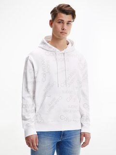 Luxusní Logo Aop mikina, Bílá barva, S, M, L, XL 1