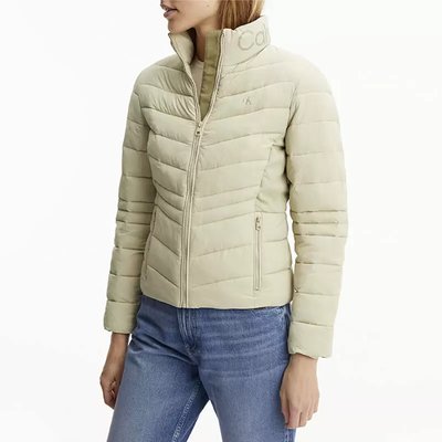 Calvin Klein Jeans – Padded bunda, Béžová barva