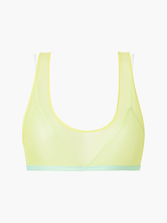 Calvin Klein Underwear – Pride braletka, Zelená, Žlutá barva