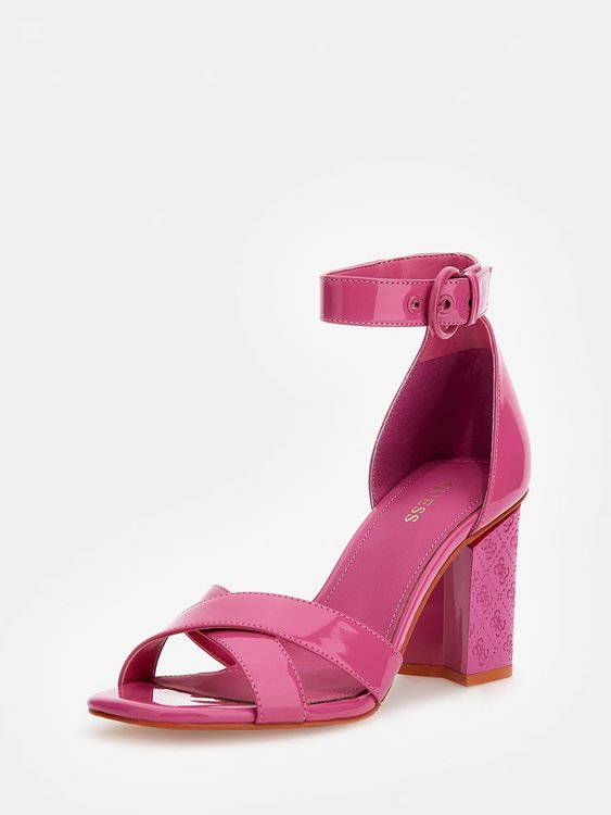 GUESS – Yancy sandály, Růžová barva
