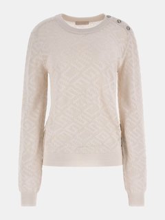 Luxusní Paula svetr, Bílá barva, XS, S, M