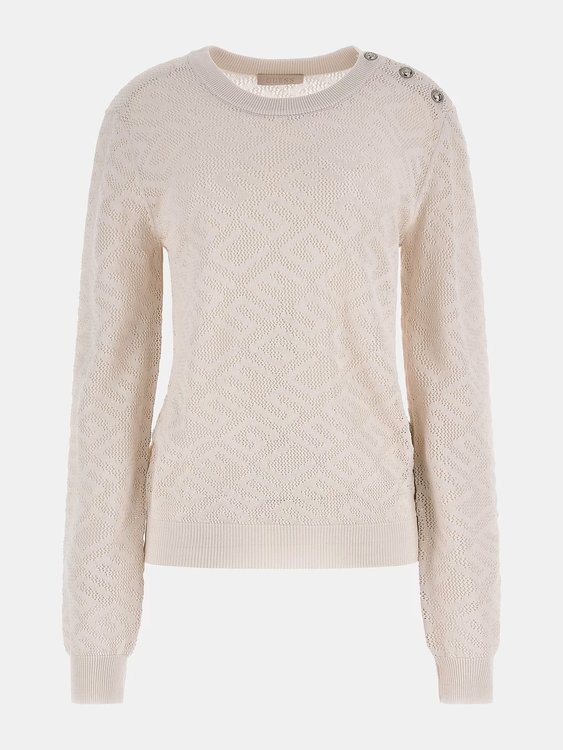 Luxusní Paula svetr, Bílá barva, XS, S, M