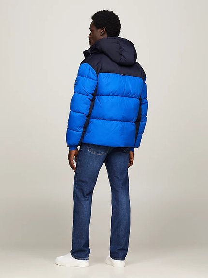 Módní New York Hooded bunda, Modrá barva, 2023