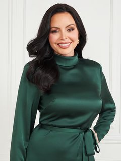 Luxusní Kier šaty, Zelená barva, 38, 40, 42, 44, 46