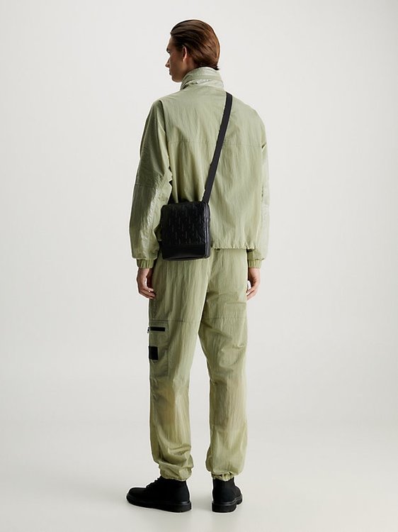 Luxusní Monogram Soft Reporter crossbody, Černá barva, OS