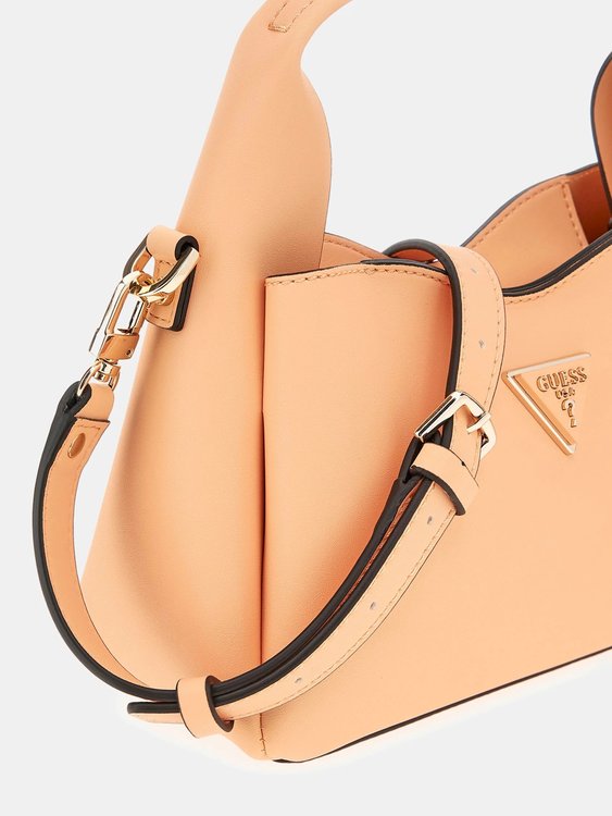 Luxusní Iwona Top Zip crossbody, Oranžová barva, T/U