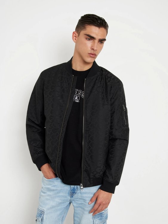 GUESS – Bomber bomber, Černá barva
