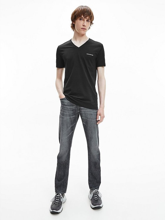 Triko – Calvin Klein Jeans, Černá barva Muži, Muži, Muži