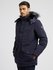 Guess – Technical parka, Modrá, Navy barva