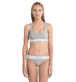 Módní Podprsenka Modern Cotton, Šedá barva, BASIC