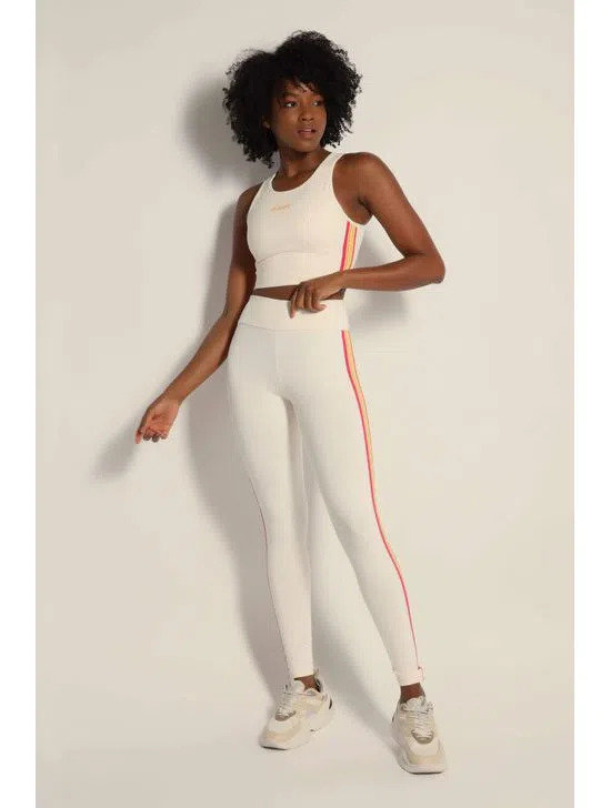 Guess – Brittany legíny, Bílá barva 1