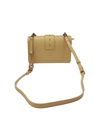 Love Mini kabelka – Pinko, Béžová barva Ženy
