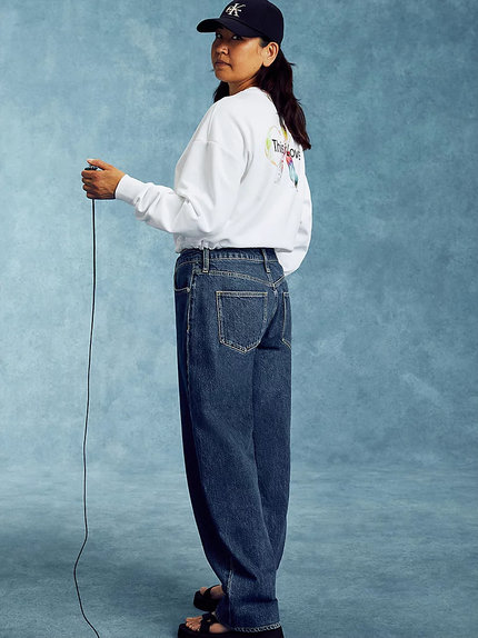 Módní Cropped HWK mikina, Bílá barva, 2022