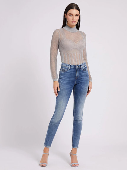 Guess – 1981 Skinny jeans, Modrá barva 1
