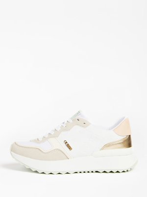 Vinnna tenisky – GUESS, Krémová barva Ženy