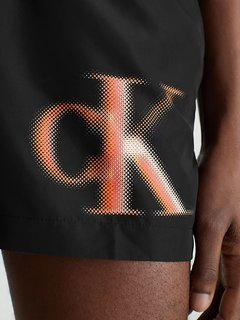 Luxusní CK Monogram plavky, Černá barva, M, L, XL