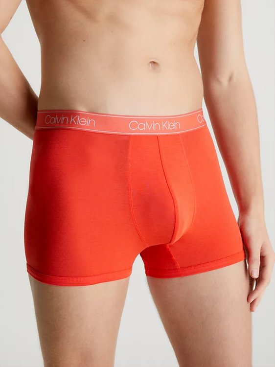 Essentials boxery – Calvin Klein Underwear, Červená barva Muži