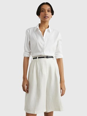 Tommy Hilfiger – Heritage košile, Bílá barva