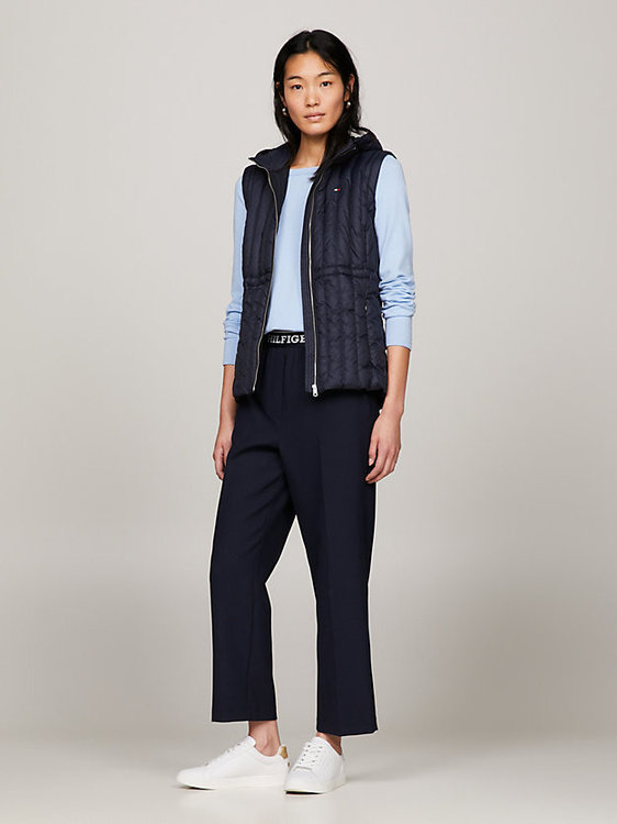 Feminine vesta – Tommy Hilfiger, Modrá barva Ženy