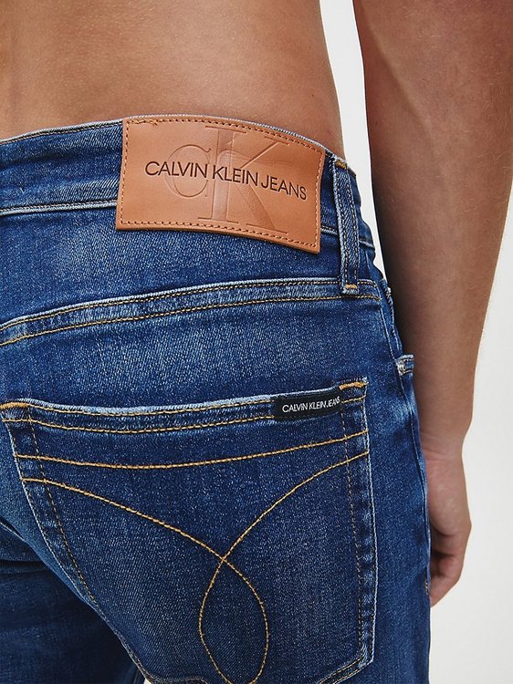 Luxusní CK Slim fit jeans, Modrá barva, 30/32, 33/32