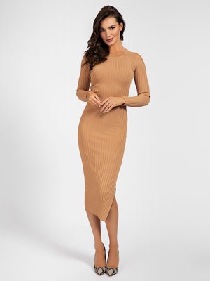 Guess – Becky šaty, Béžová barva