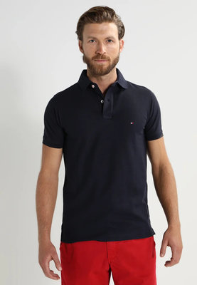 Tommy Hilfiger – TH Polo Triko, Navy barva