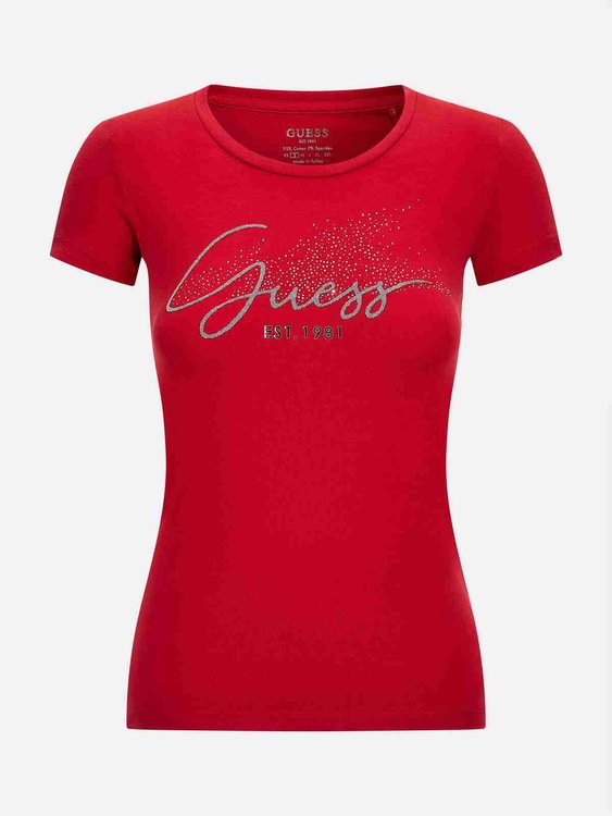 Módní Front logo tričko, Červená barva, 2022 1